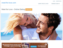 Tablet Screenshot of meet-for-love.com
